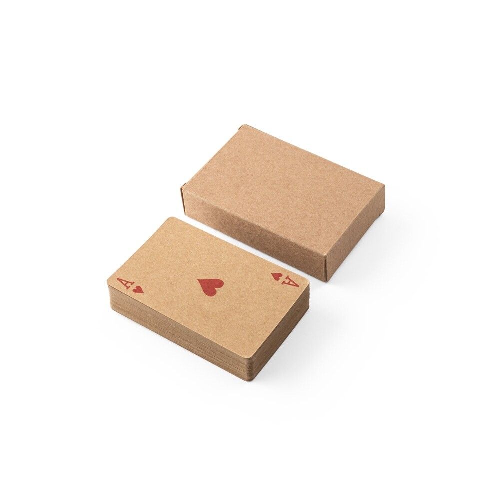 FISCHER Kartenspiel mit 54 Karten aus FSC-zertifiziertem Kraftpapier - schwarz-67