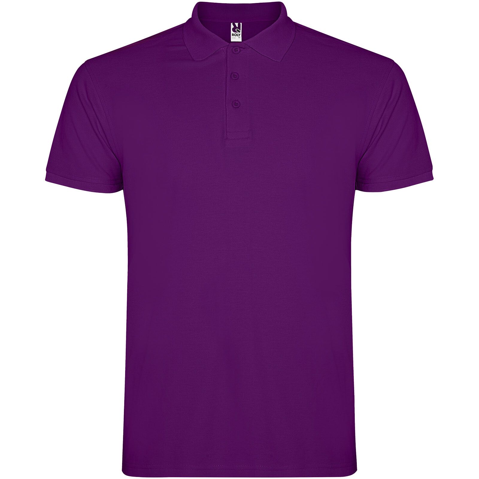 Star Poloshirt für Herren - lila - S-308