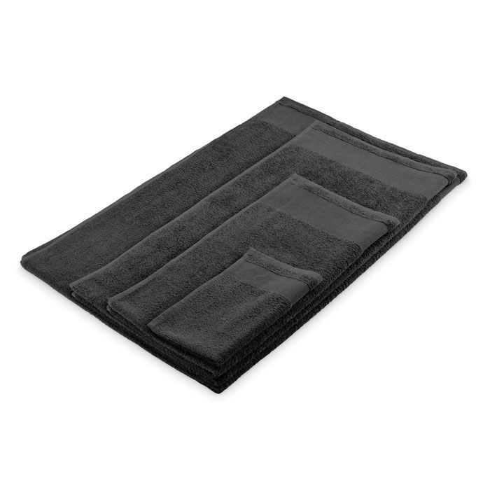 Handtuch Baumwolle ISLAND 50 - schwarz-478