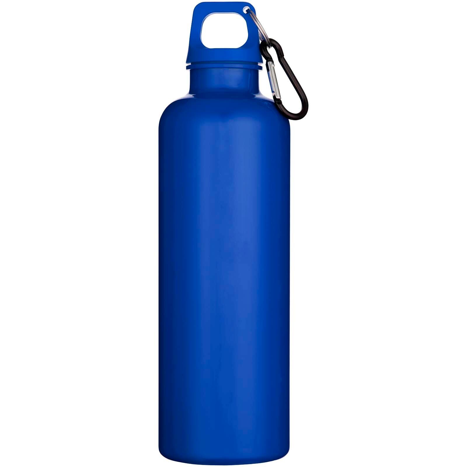 Oregon 750 ml einfarbige RS-zertifizierte Wasserflasche aus recyceltem Kunststoff mit Karabinerhaken   - royalblau-661