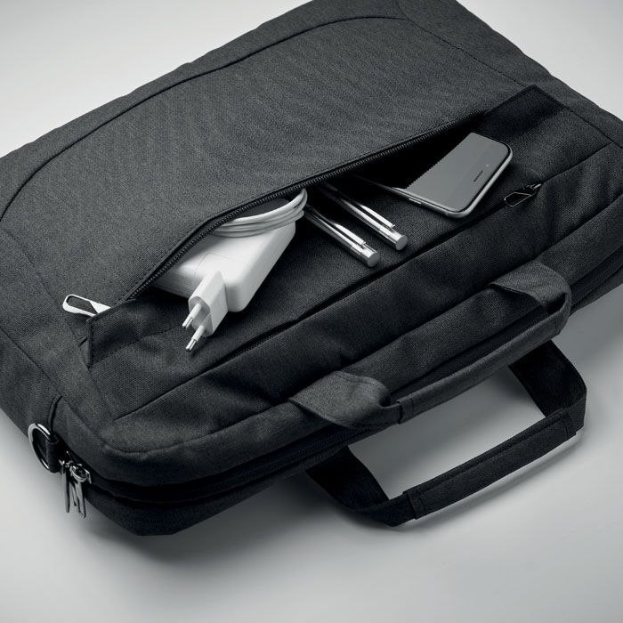 Laptop-Rucksack 600D RPET ROCKY - schwarz-448