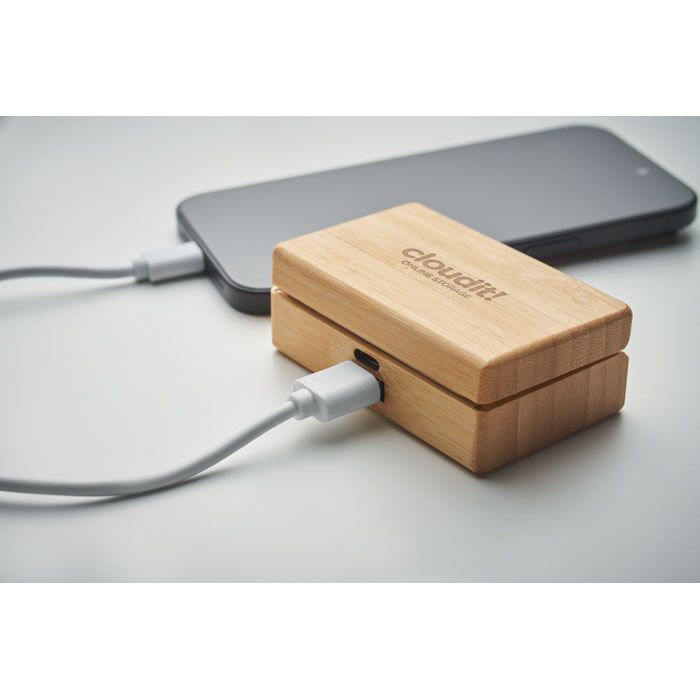 TWS 5.3 wireless Ohrhörer-Set OREBAM - holz-181