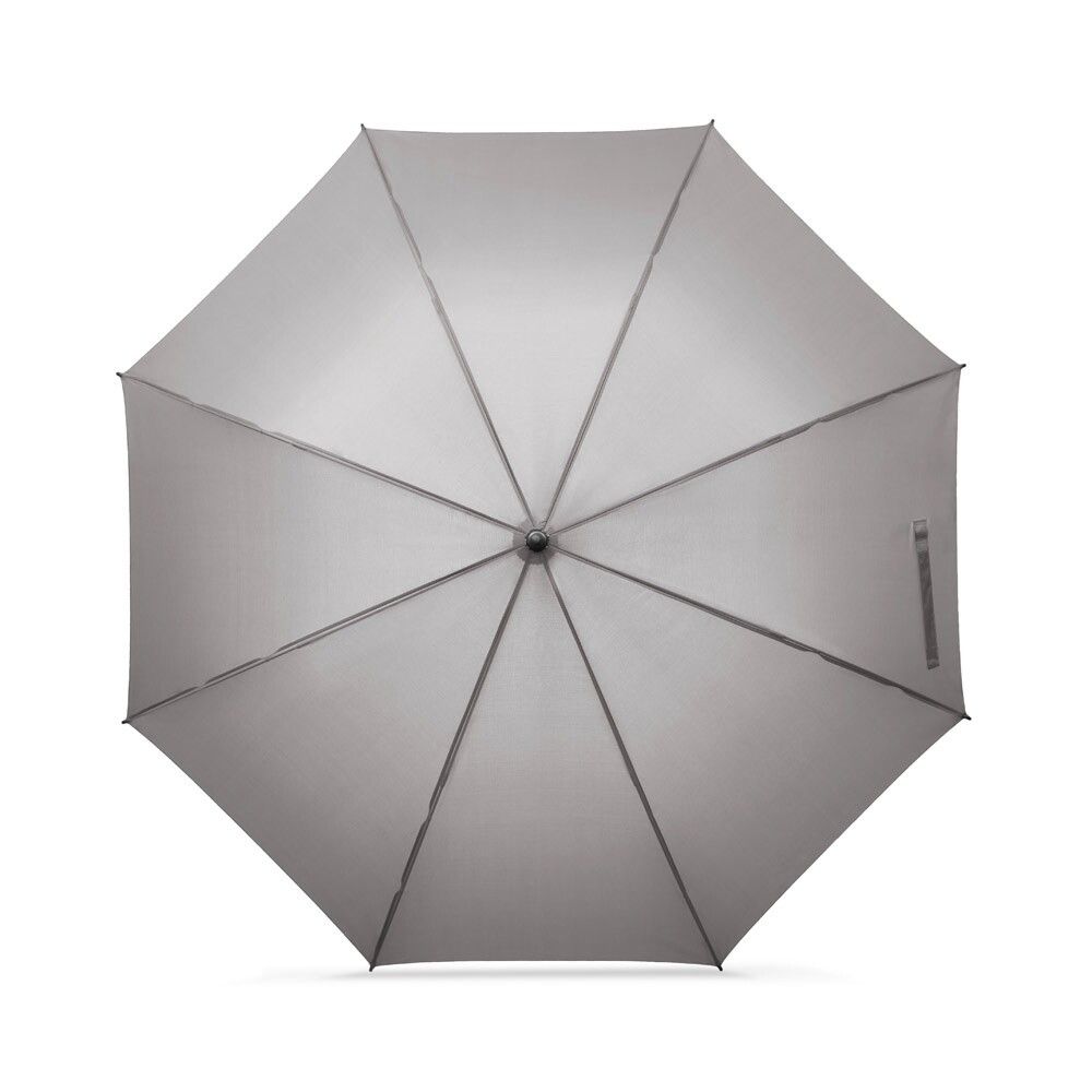 MATEO Großer (30") Pongee-Regenschirm - grau-746