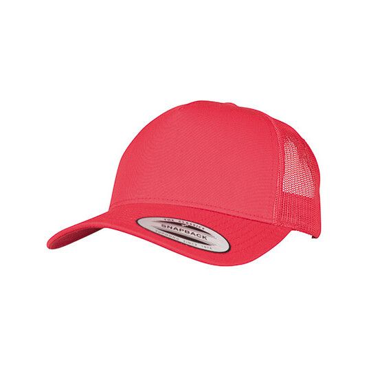 5-Panel Retro Trucker Cap - red-648