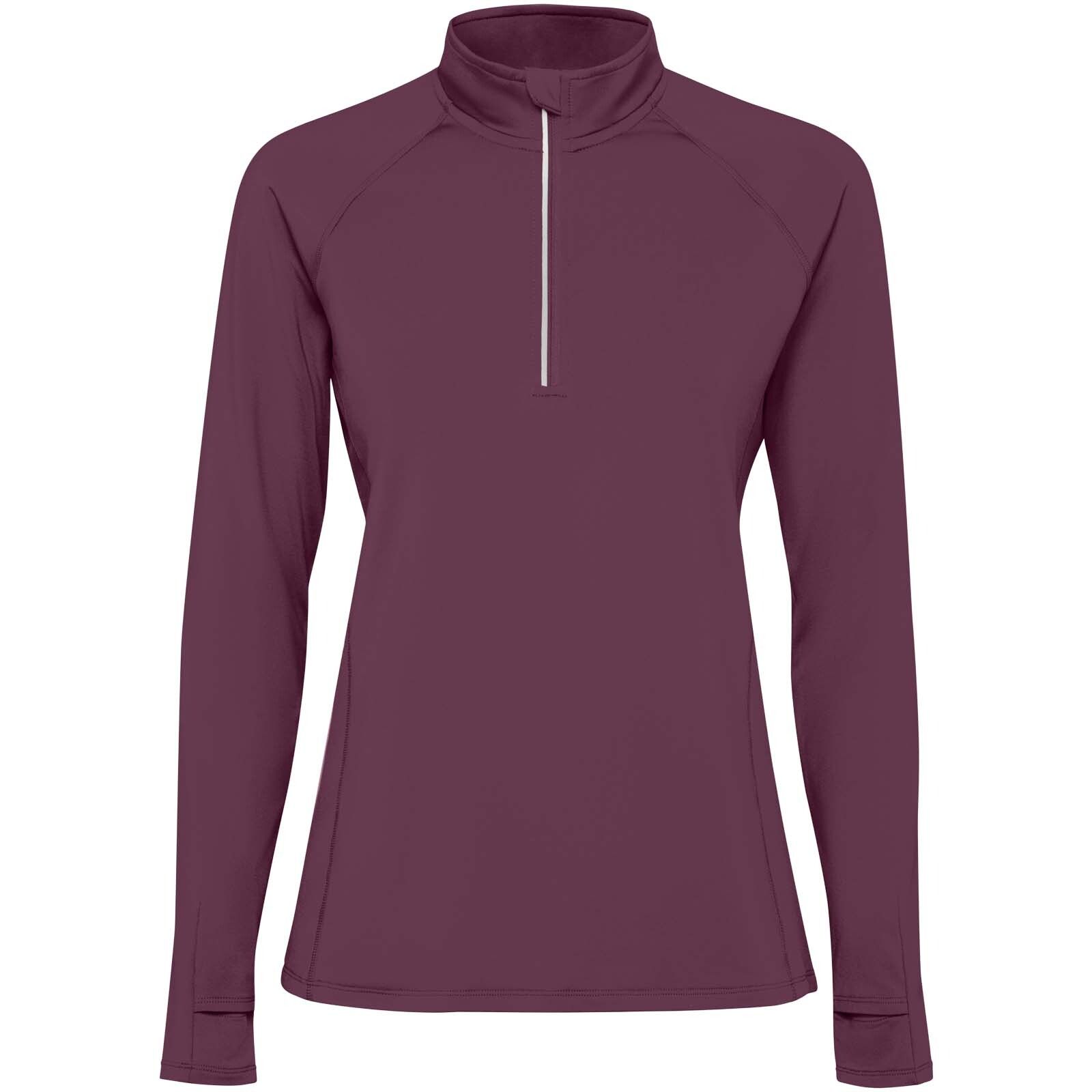 Estambul Half-Zip Sweatshirt für Damen - pflaumenrot - M-14