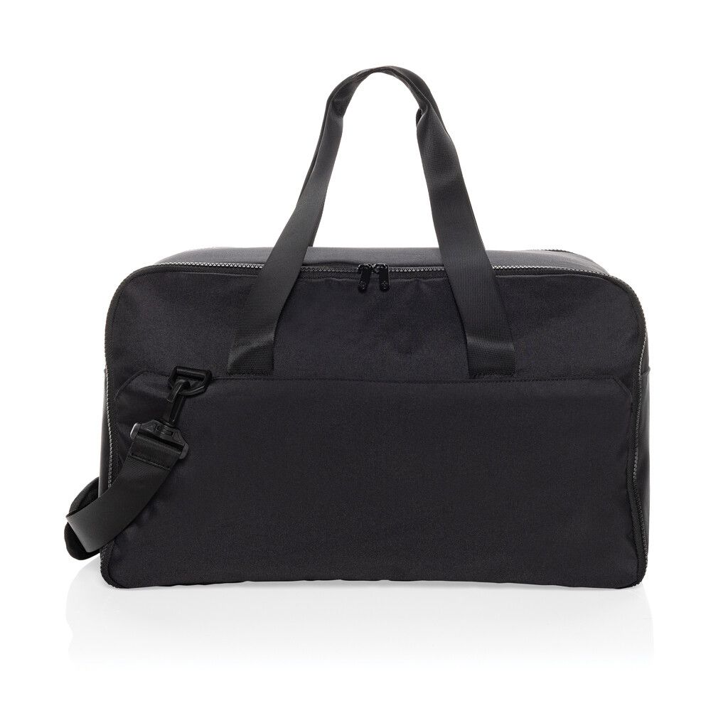 Swiss Peak Aware™ RPET 15,6" Laptop-Wochenendtasche - schwarz-109