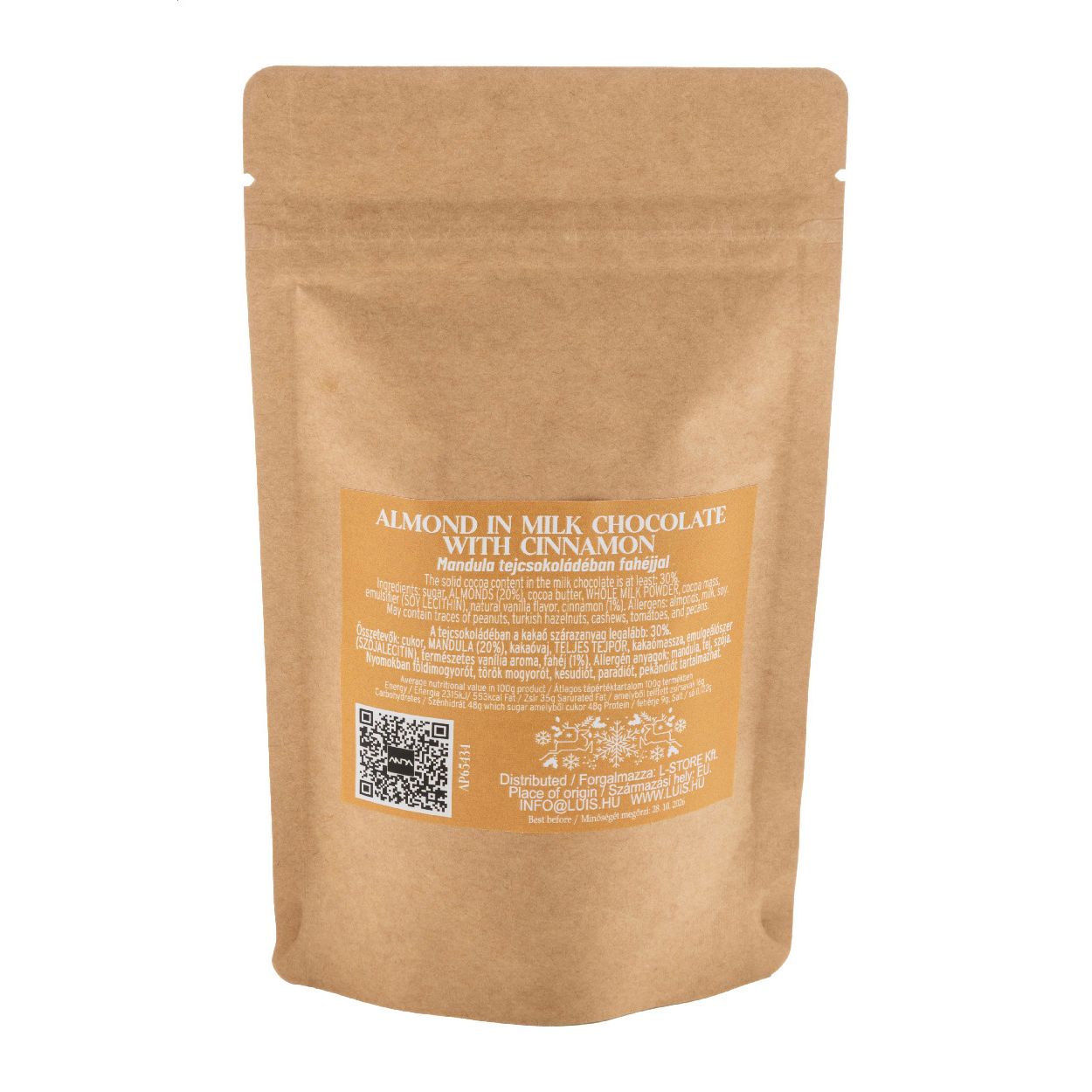 Cinnanut Schoko-Zimt-Mandeln, 70g - natur-536
