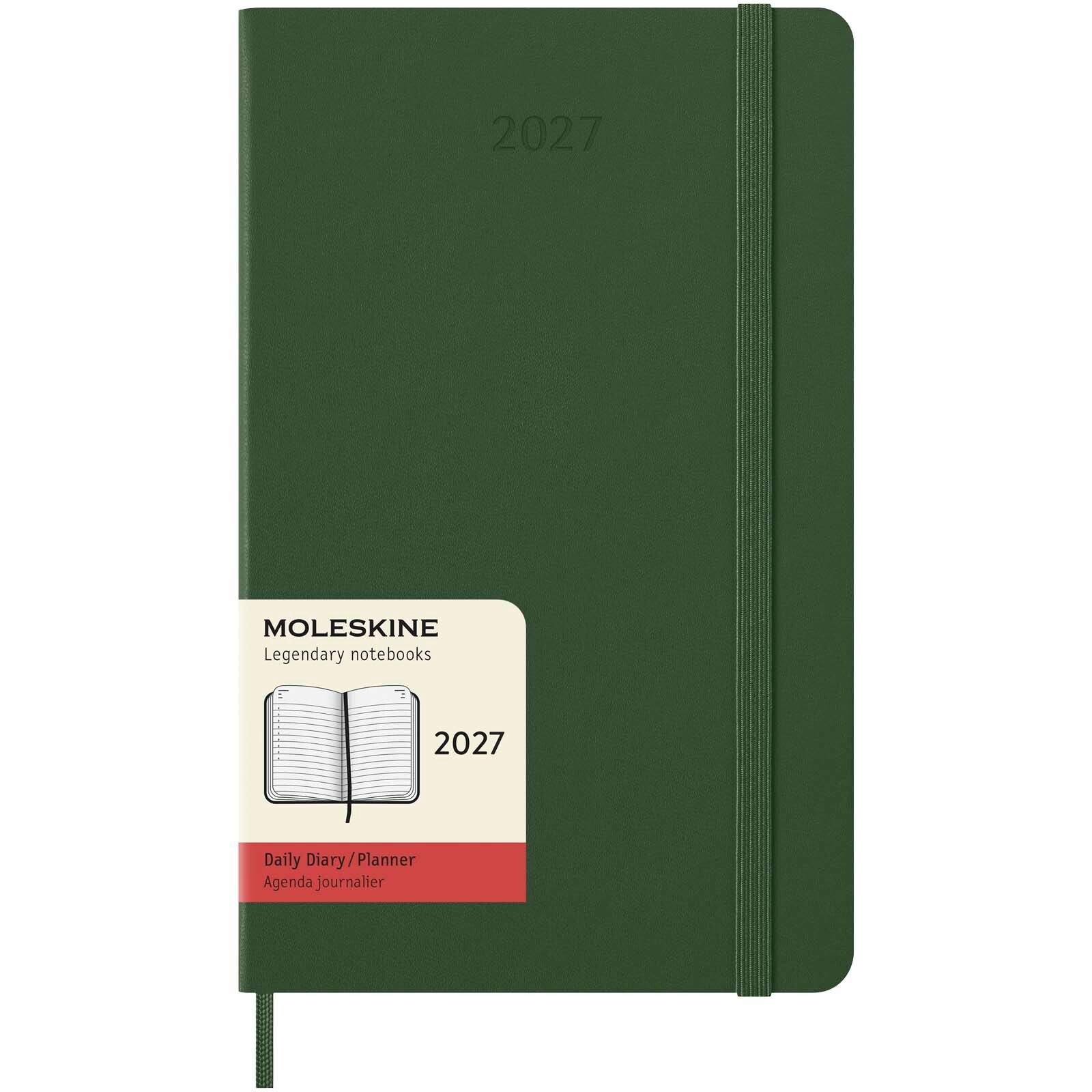 Moleskine Hardcover 12 Monate Tageskalender - myrtengrün-477