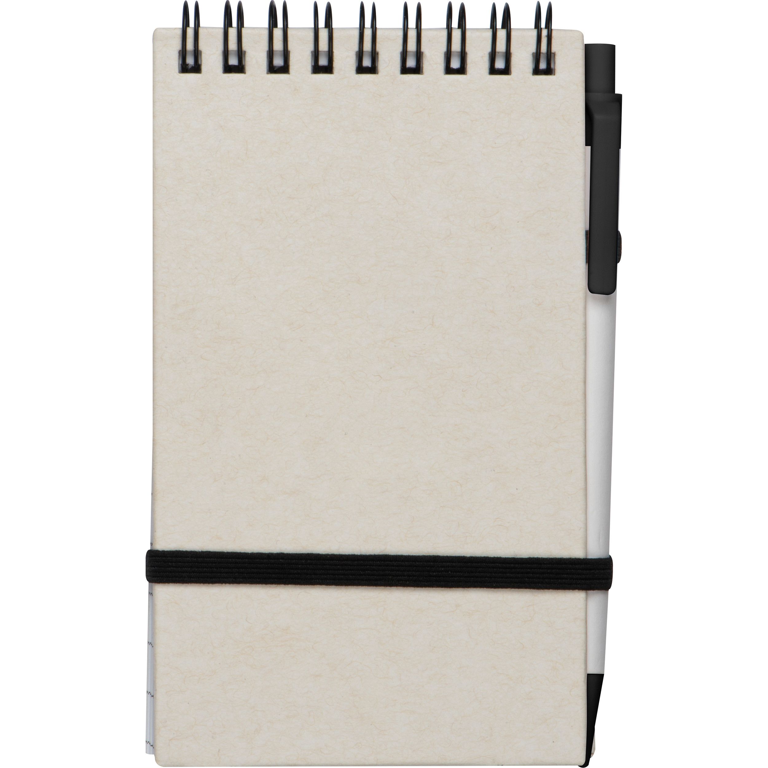 Recycelter Spiralblock aus Milchkarton Austin - beige-784