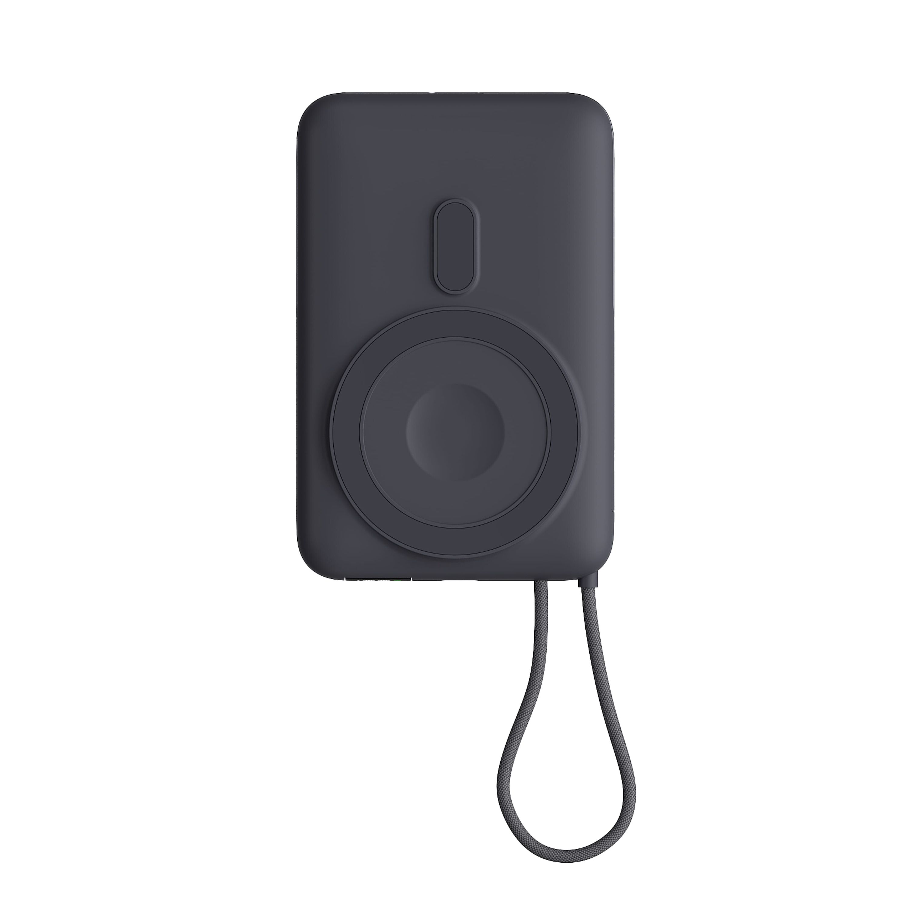 Nova Wireless Powerbank Kompatibel mit MagSafe und Apple Watch 10000 mAh - dunkelgrau-306