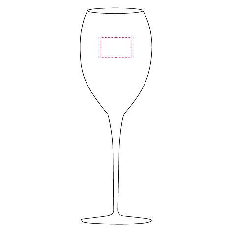 Veredelungsposition Glas Kelch