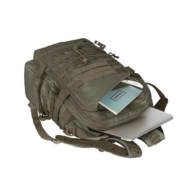Notebook-Rucksack MOLLE - oliv-376