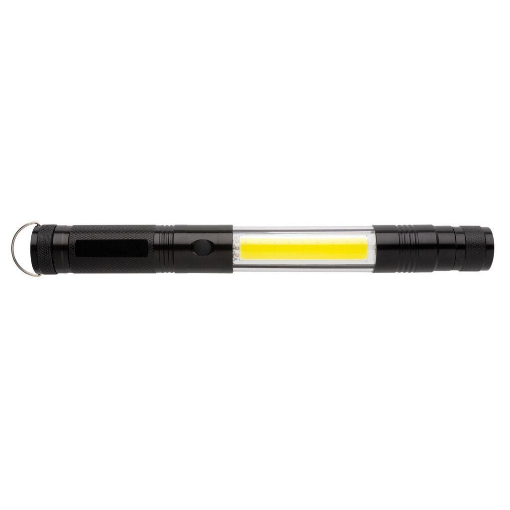 Große Teleskop-Leuchte mit COB - schwarz-763