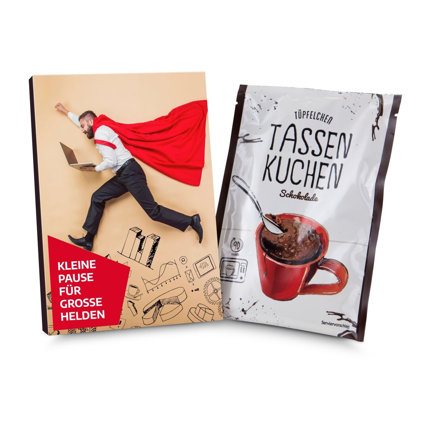 Tassenkuchen Schokolade 70 g, Pause für große Bürohelden-583