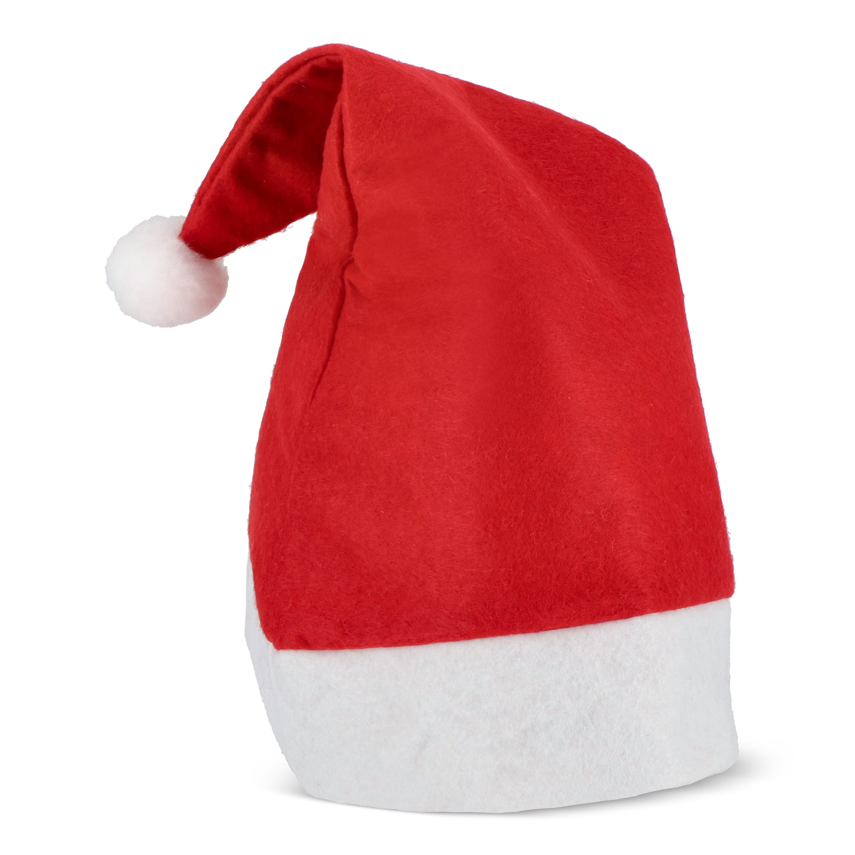 Weihnachtsmütze aus Filz - rot-573