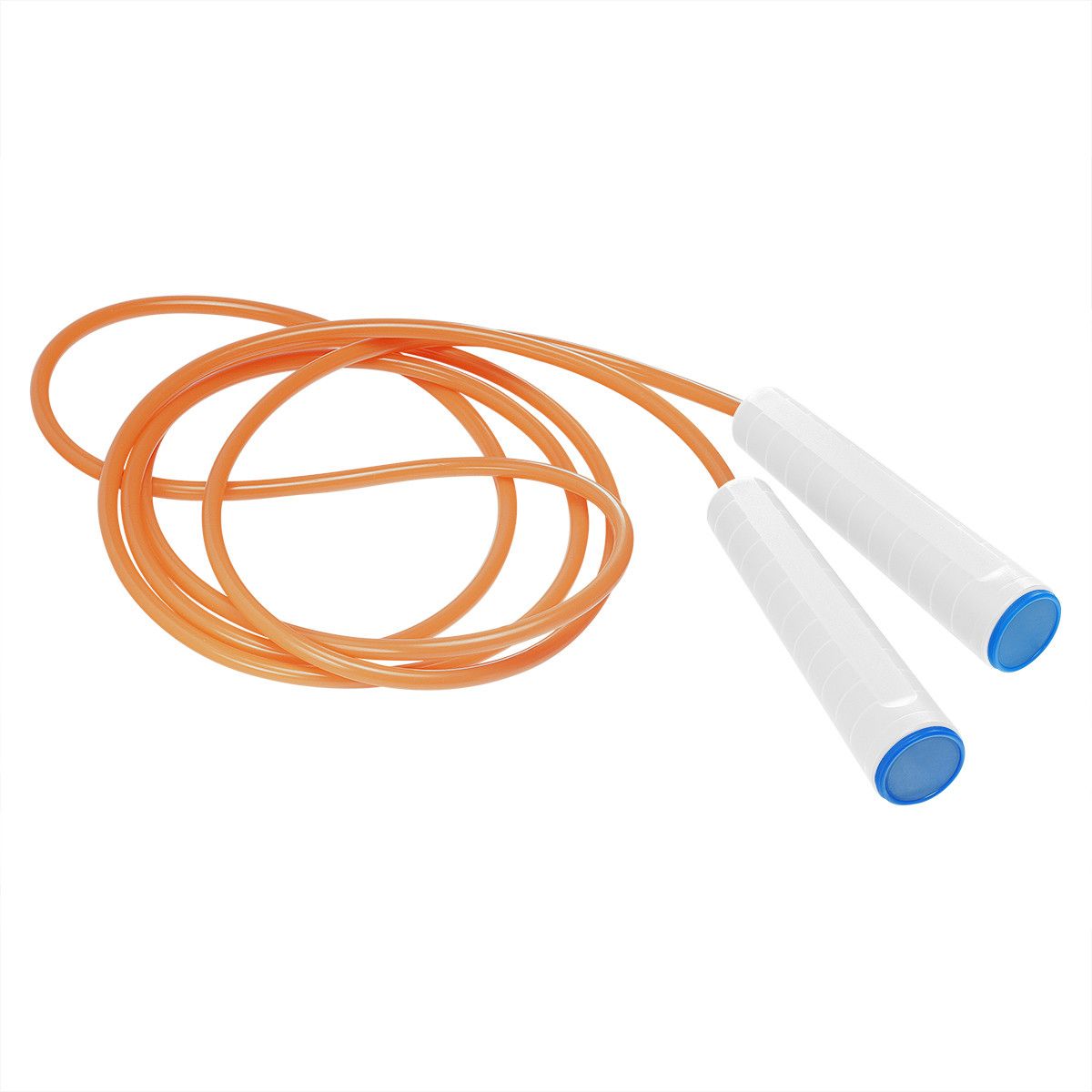 Springseil - weiß, blau, neonorange-12