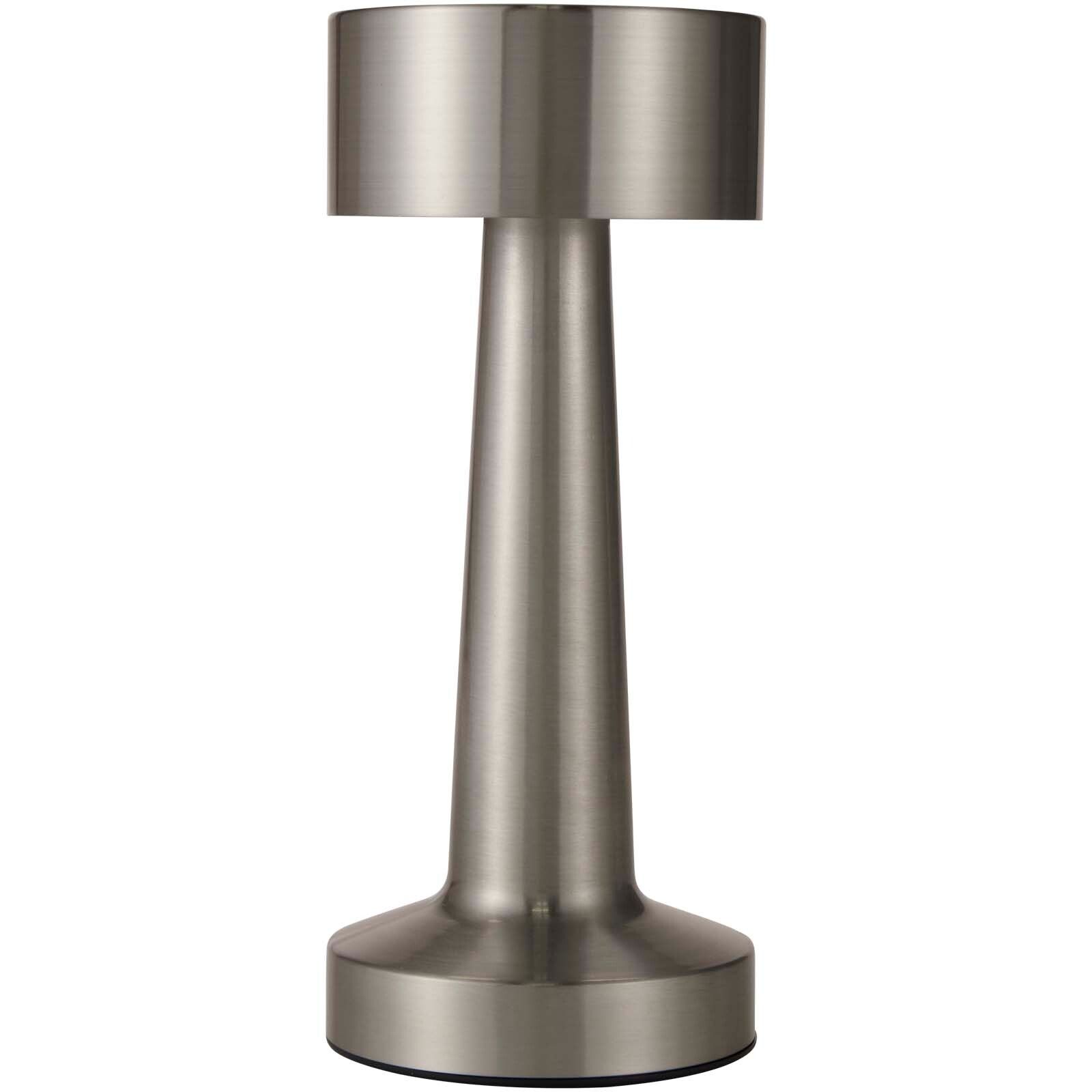 Aludra Wiederaufladbare dimmbare Tischlampe mit 3 Lichtmodi - silber-299