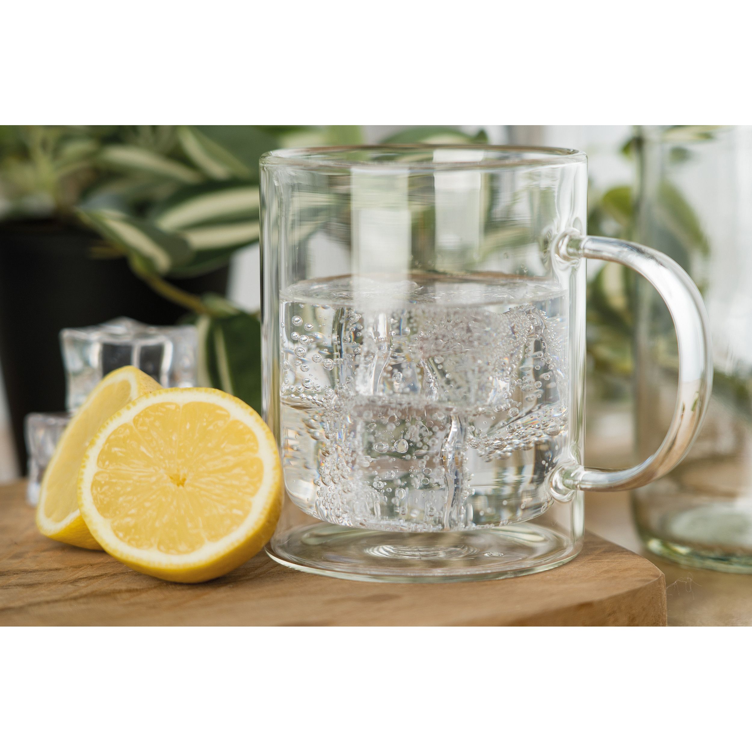 Doppelwandige Tasse Caracas - transparent-435