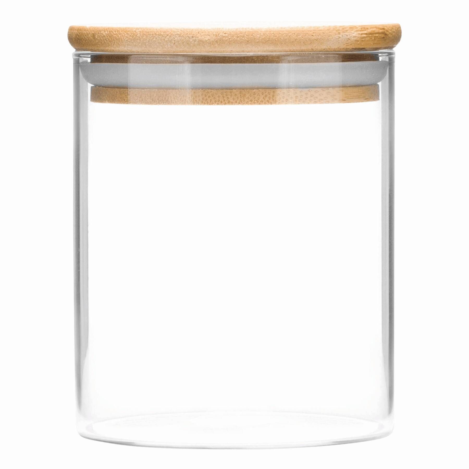 Glas-Vorratsdose ECO STORAGE S, Füllmenge ca. 450 ml - braun - transparent-785