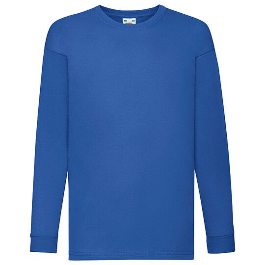 Kids´ Valueweight Long Sleeve T - royal blue-945
