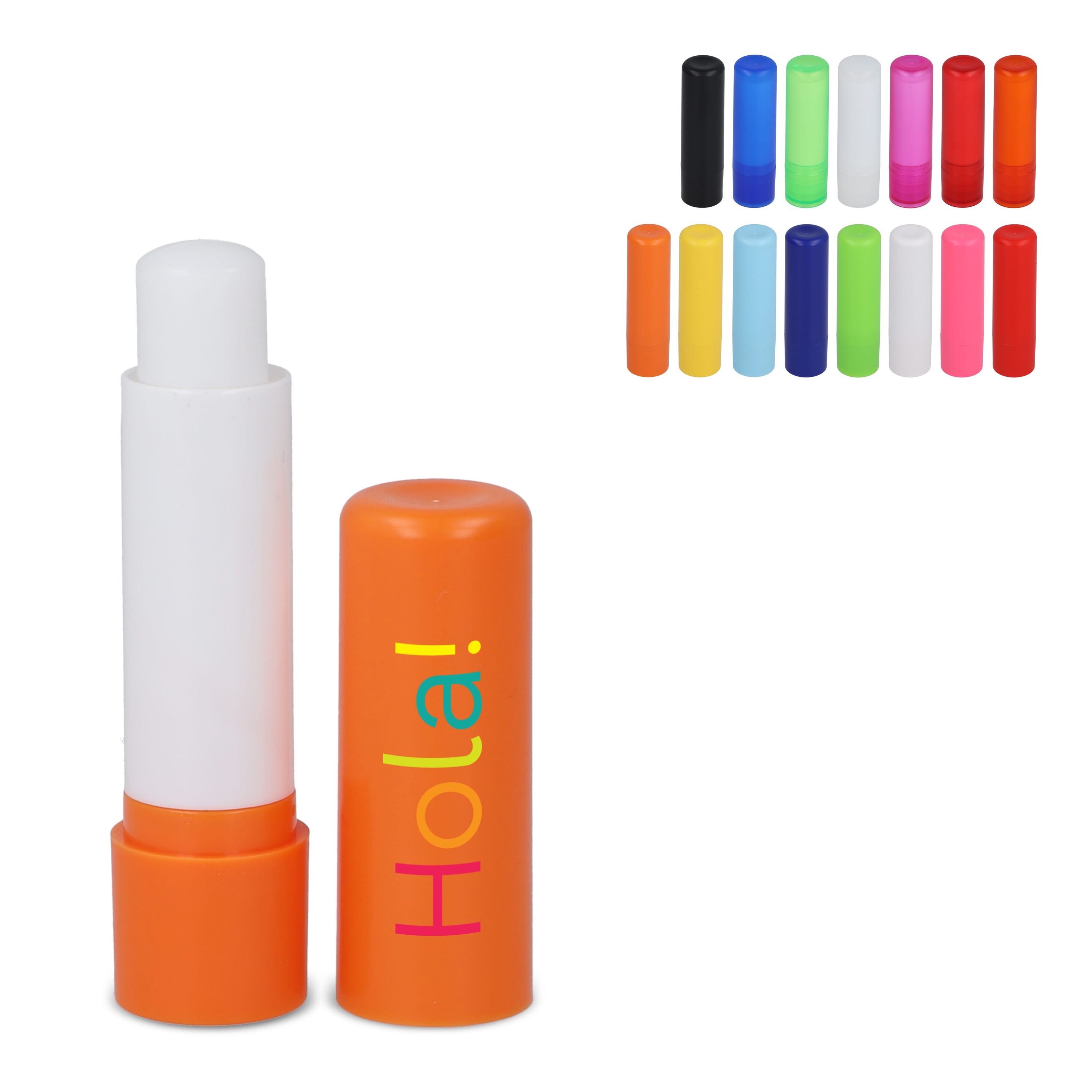Klassischer Lippenpflegestift aus recycelten Materialien - natur  -  rosa-917