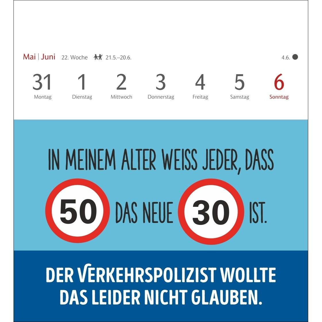 Der fette Vogel bricht den Ast Postkartenkalender-613