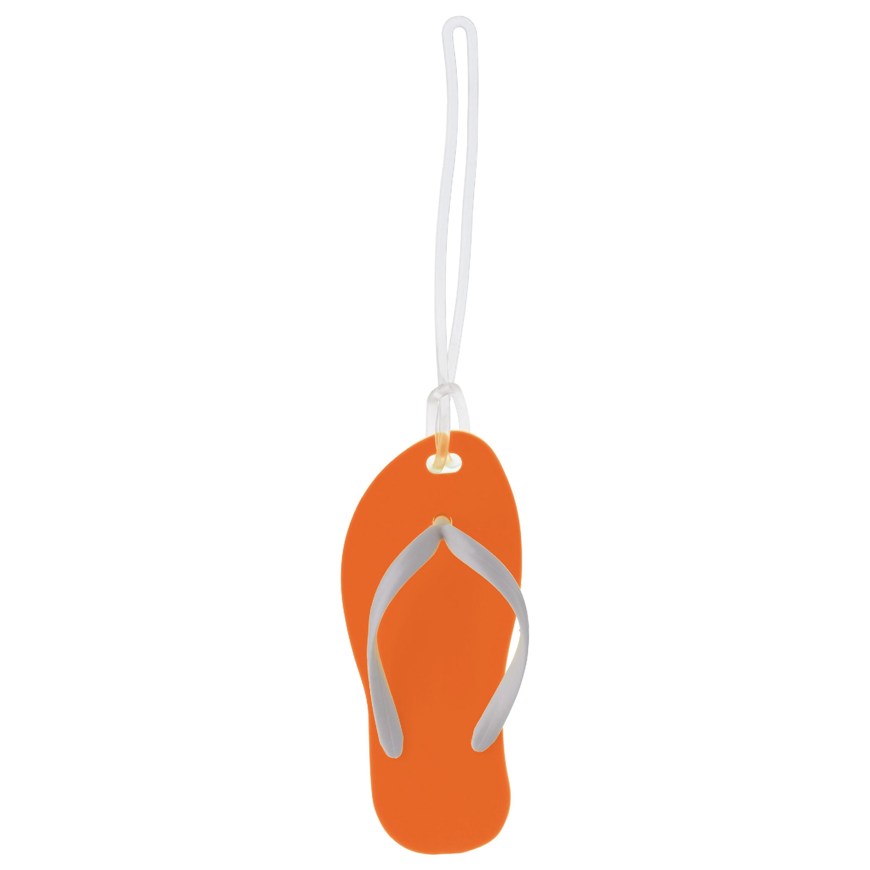 Kofferanhänger Slipper - orange-655