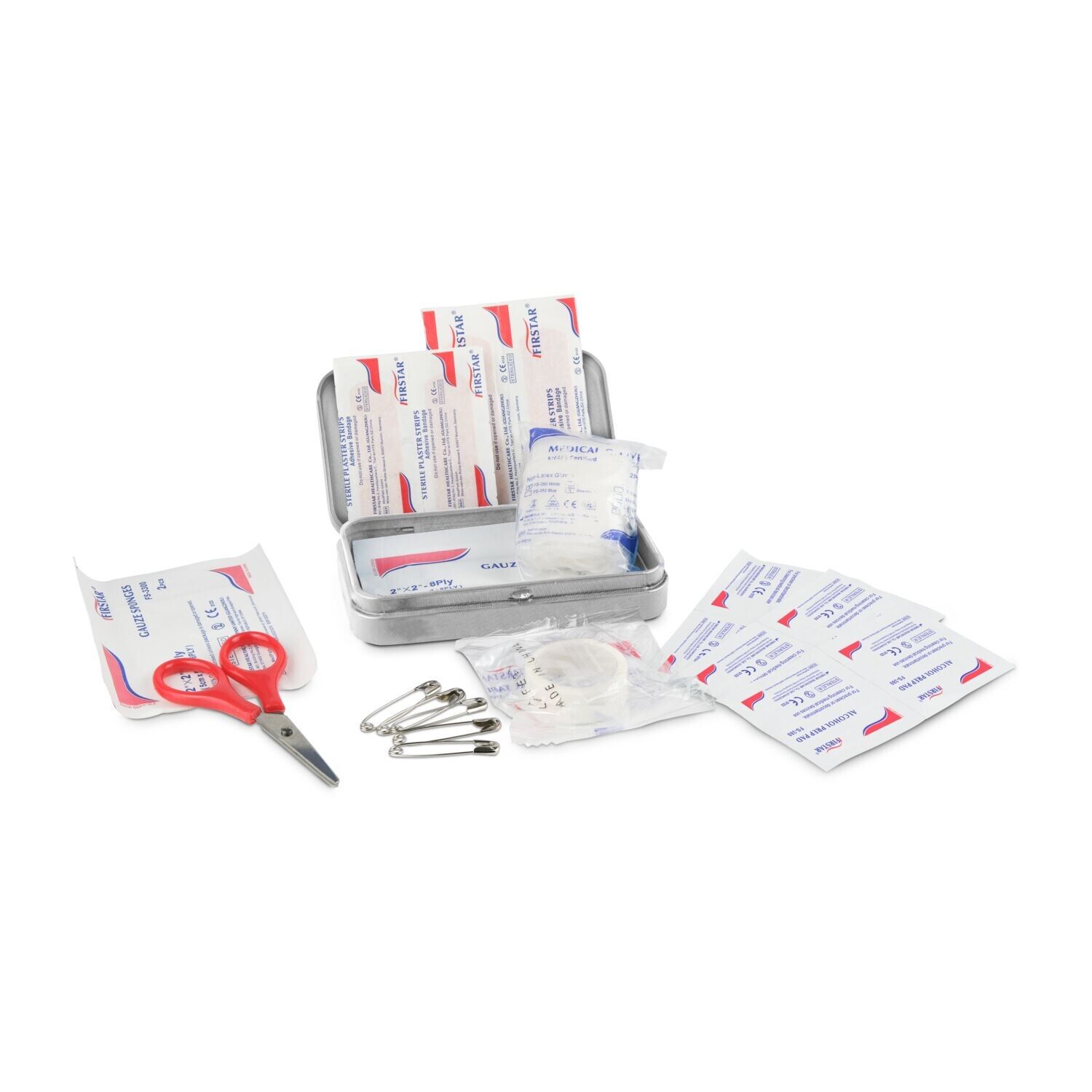 First Aid Box Compact, 27-teilig in Metalldose-189