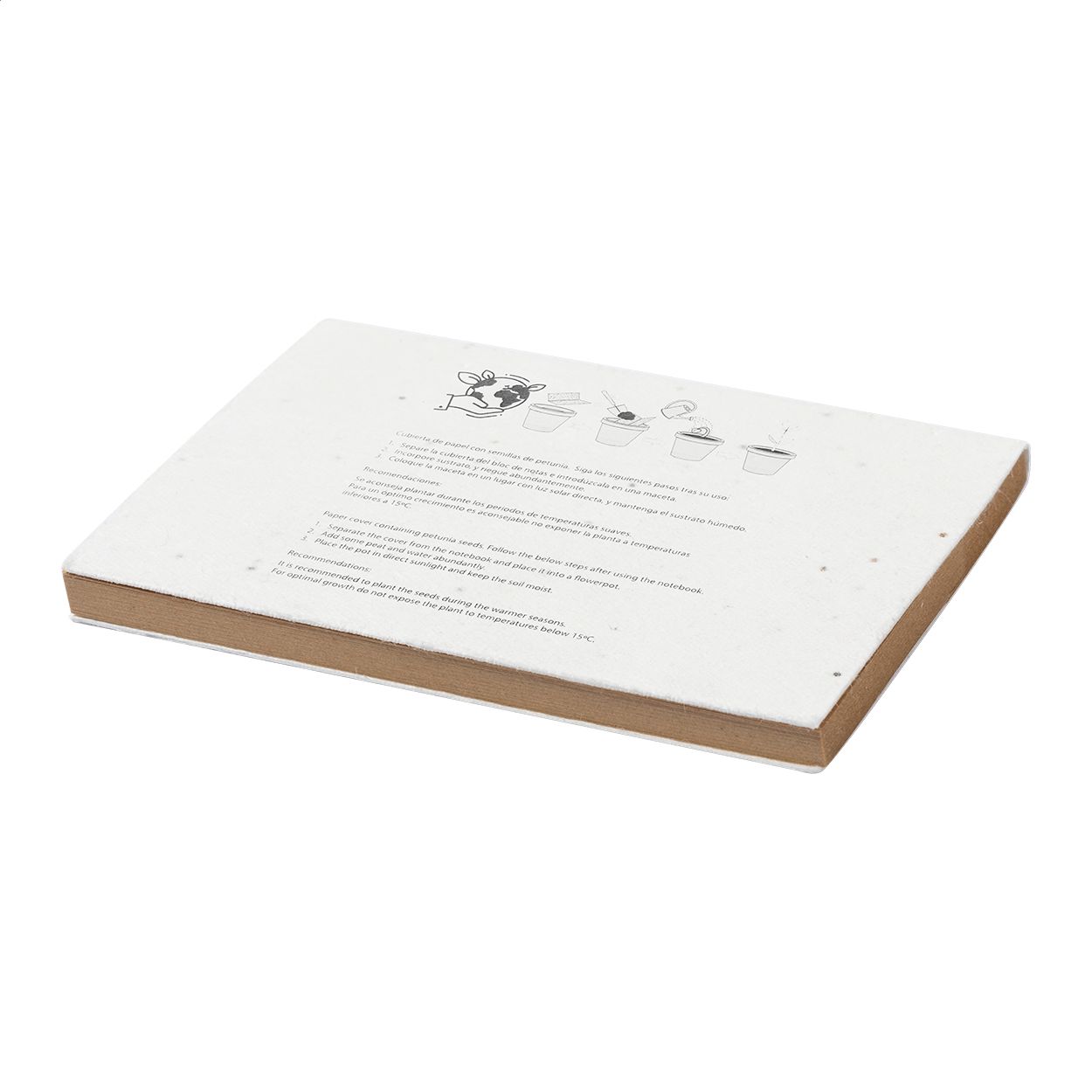 Saatpapier-Haftnotizblock Zomek - natur-118