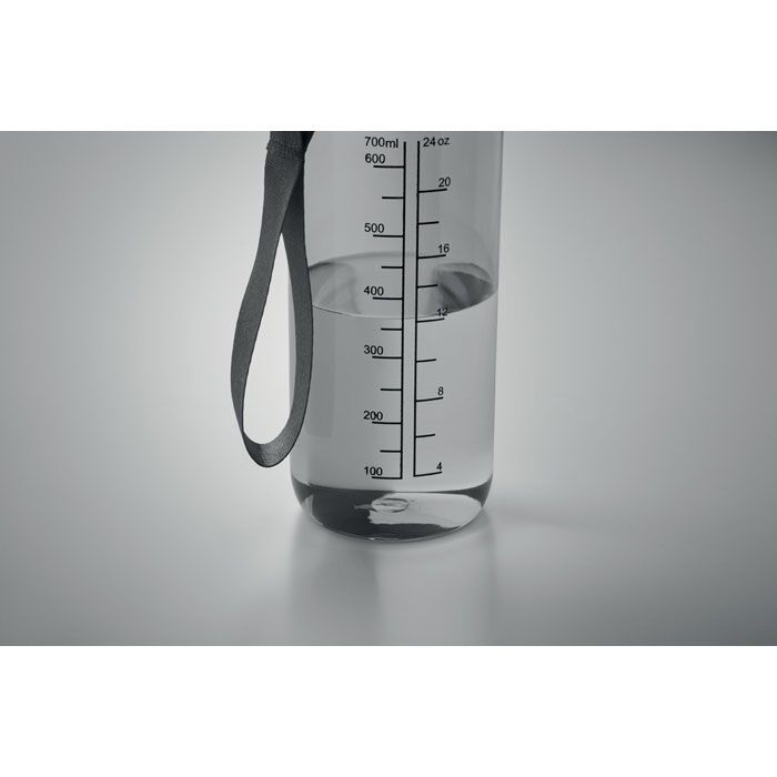 Sport-Trinkflasche 700ml MO2792-27 ENKEL - transparent grau-469