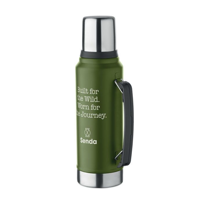 Doppelwandige Flasche 1L NYIMA - dunkelgrün-561