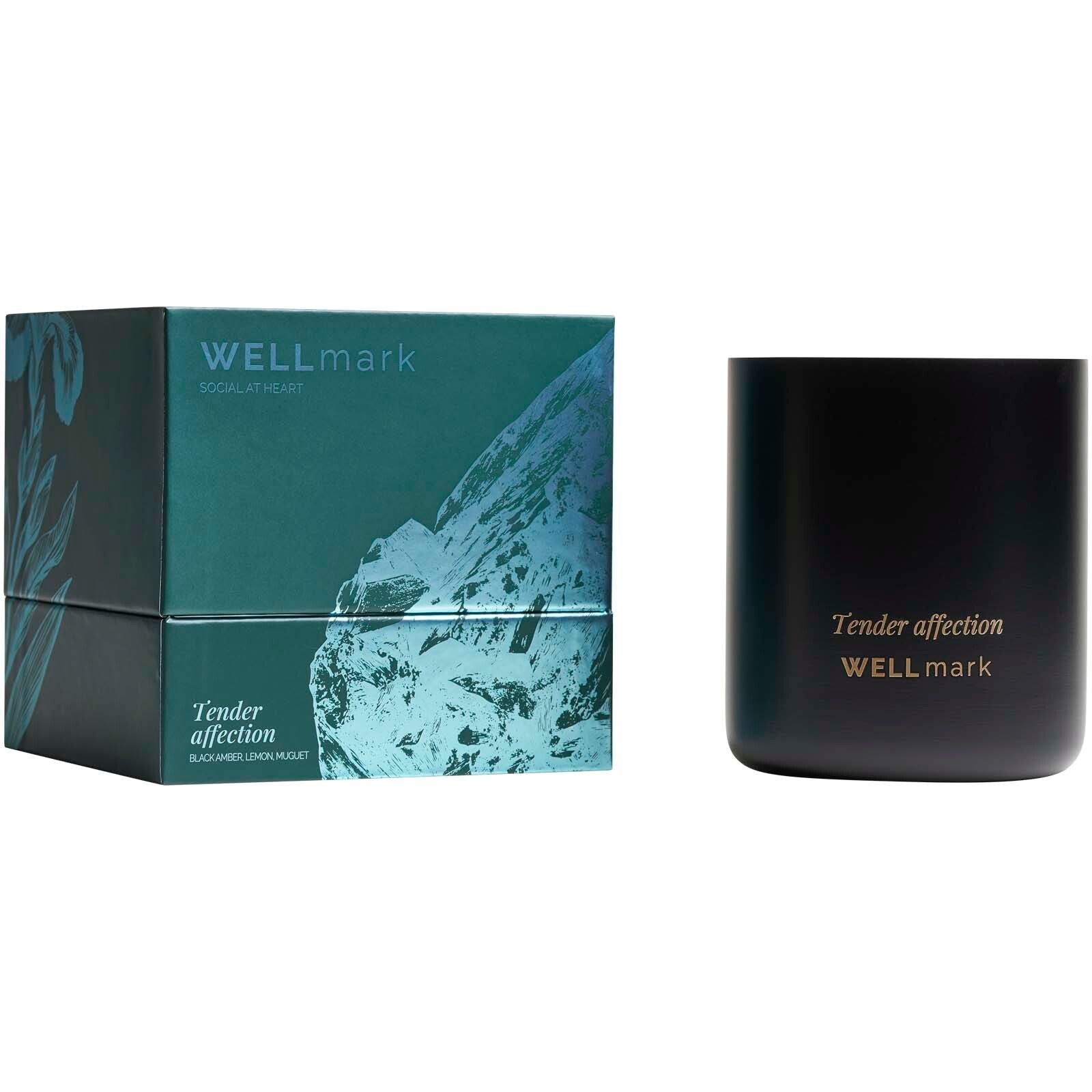 Wellmark Duftkerze - schwarz-790