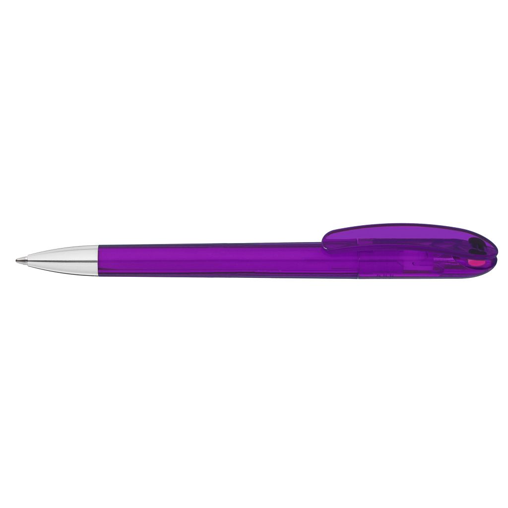 Spot Transparent Si Druckkugelschreiber - violett-294