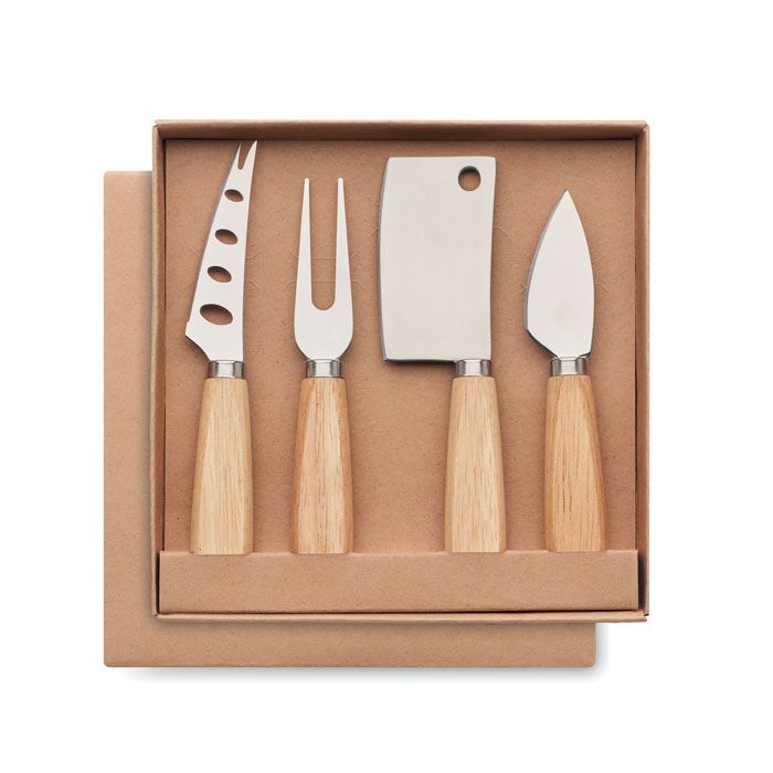 Käsemesser-Set CAMEMBERT - holz-490