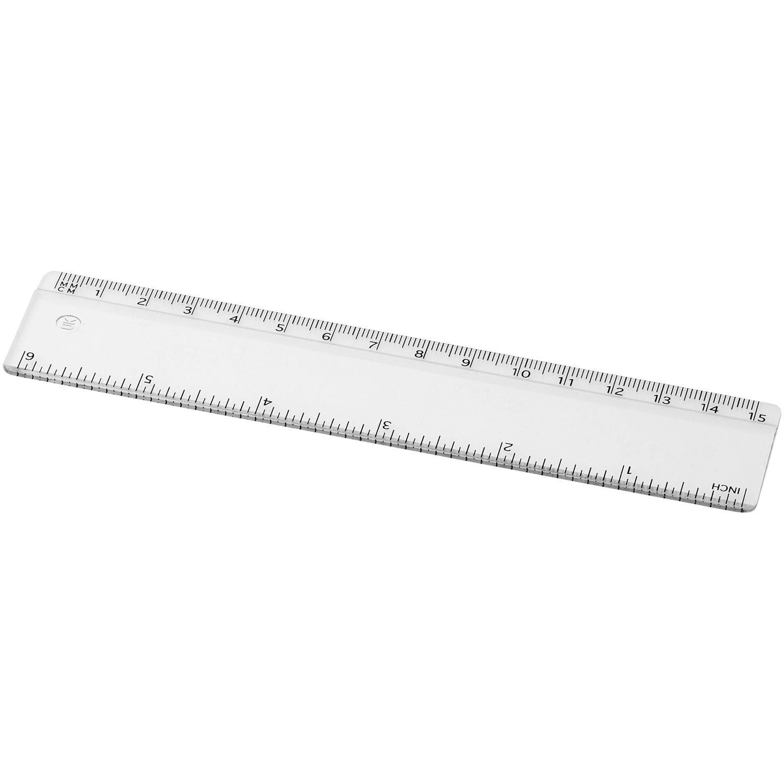 Renzo 15 cm Kunststofflineal - transparent klar-757