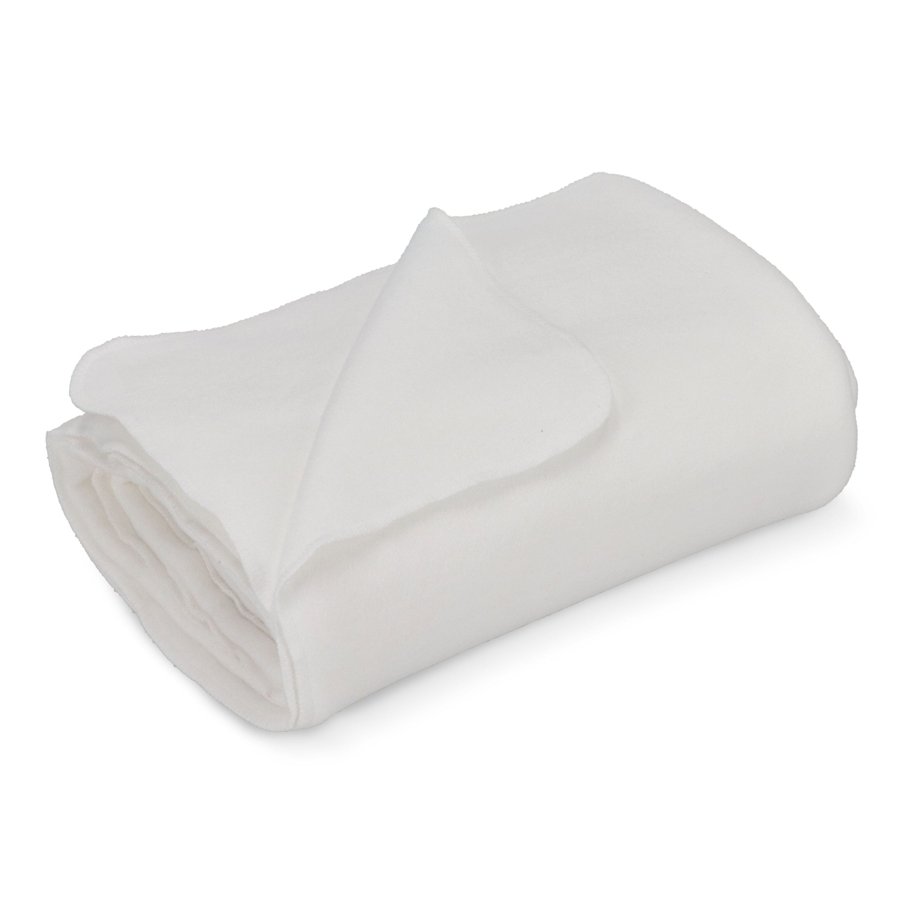 R-PET Fleece-Decke Sublimation 120 x 150 cm 250 g/m² - weiss-384
