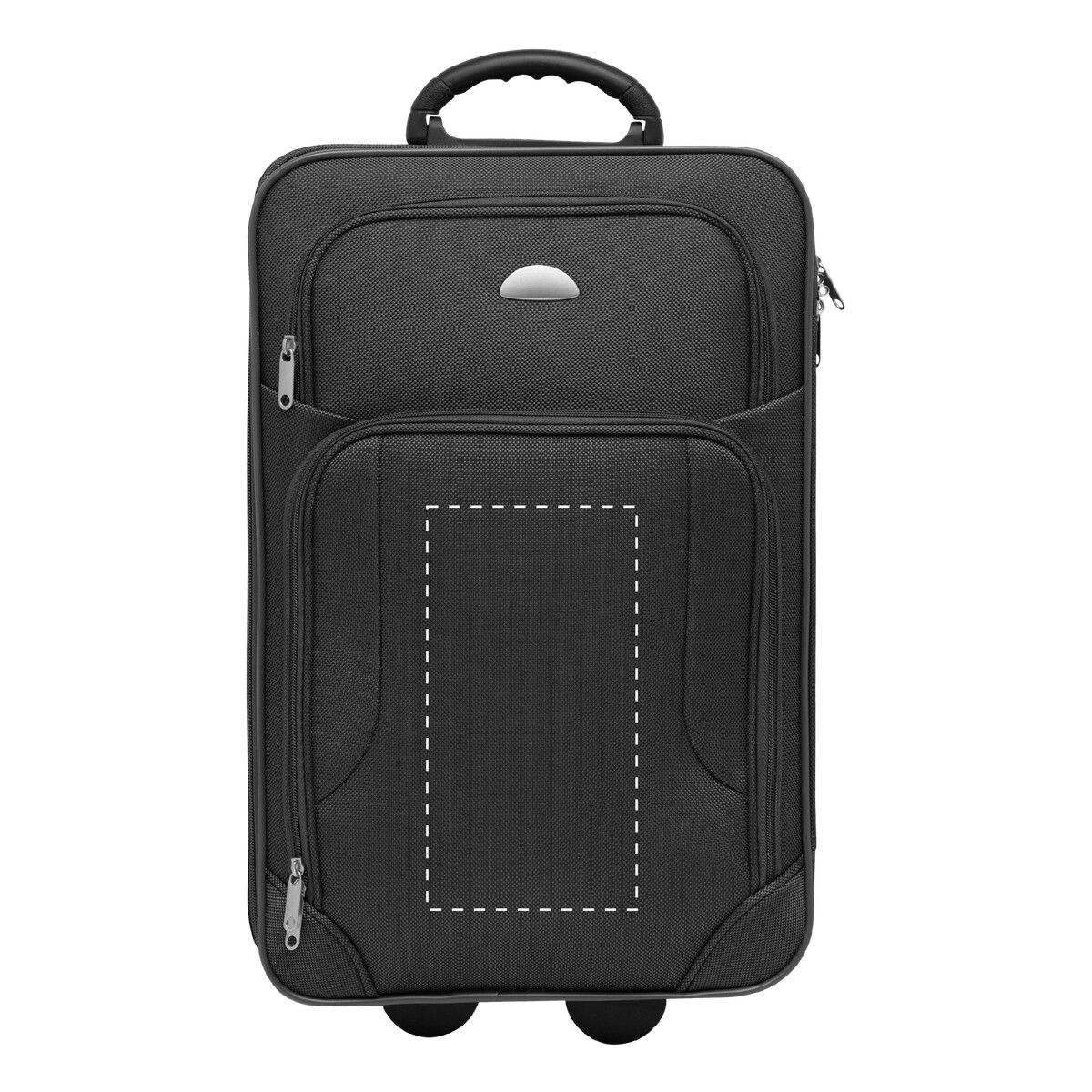 Veredelungsposition mittig auf der Vortasche