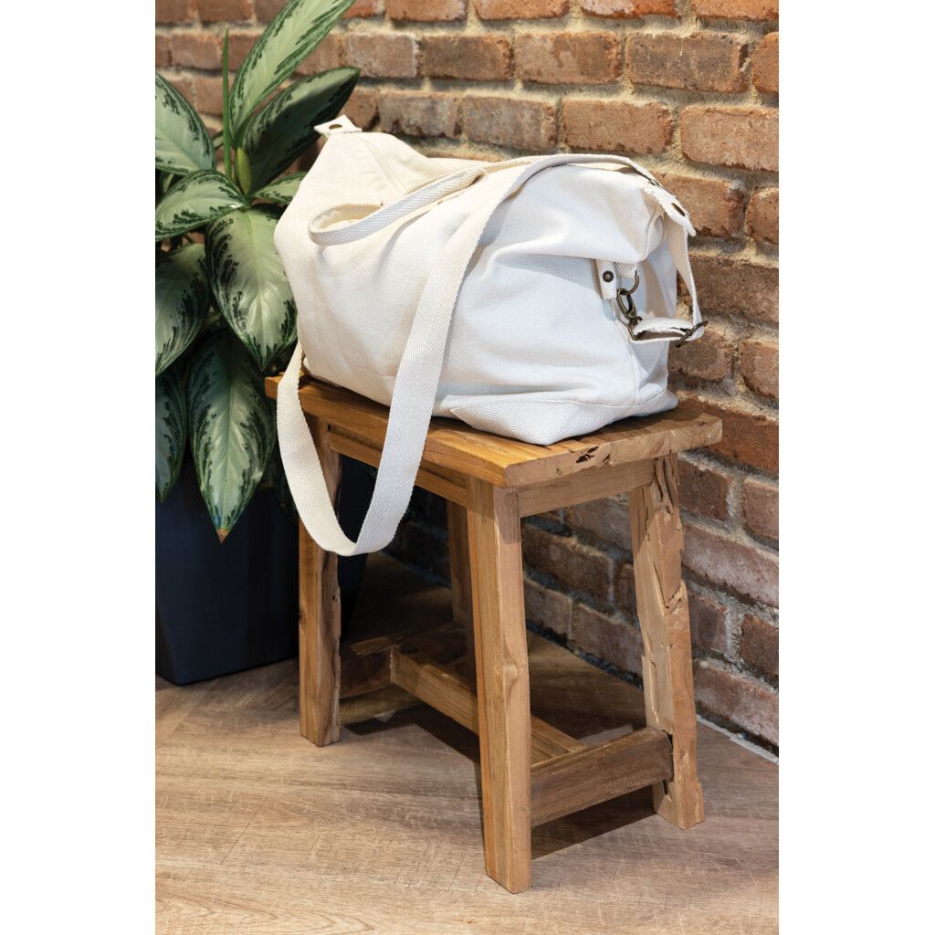 Kezar AWARE™ 500g/m² Wochenendtasche aus recyceltem Canvas - off white-619