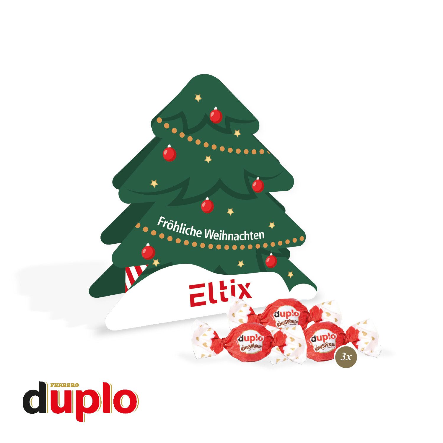 Präsent Tannenbaum mit Duplo Knusperlen-798