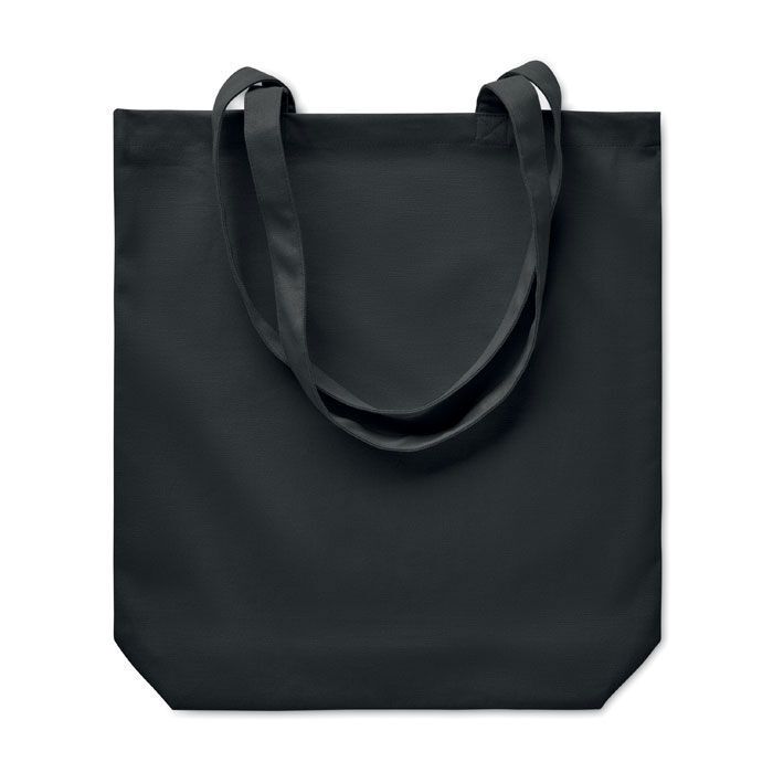 Einkaufstasche Canvas 270 g/m² RASSA COLOURED - schwarz-764