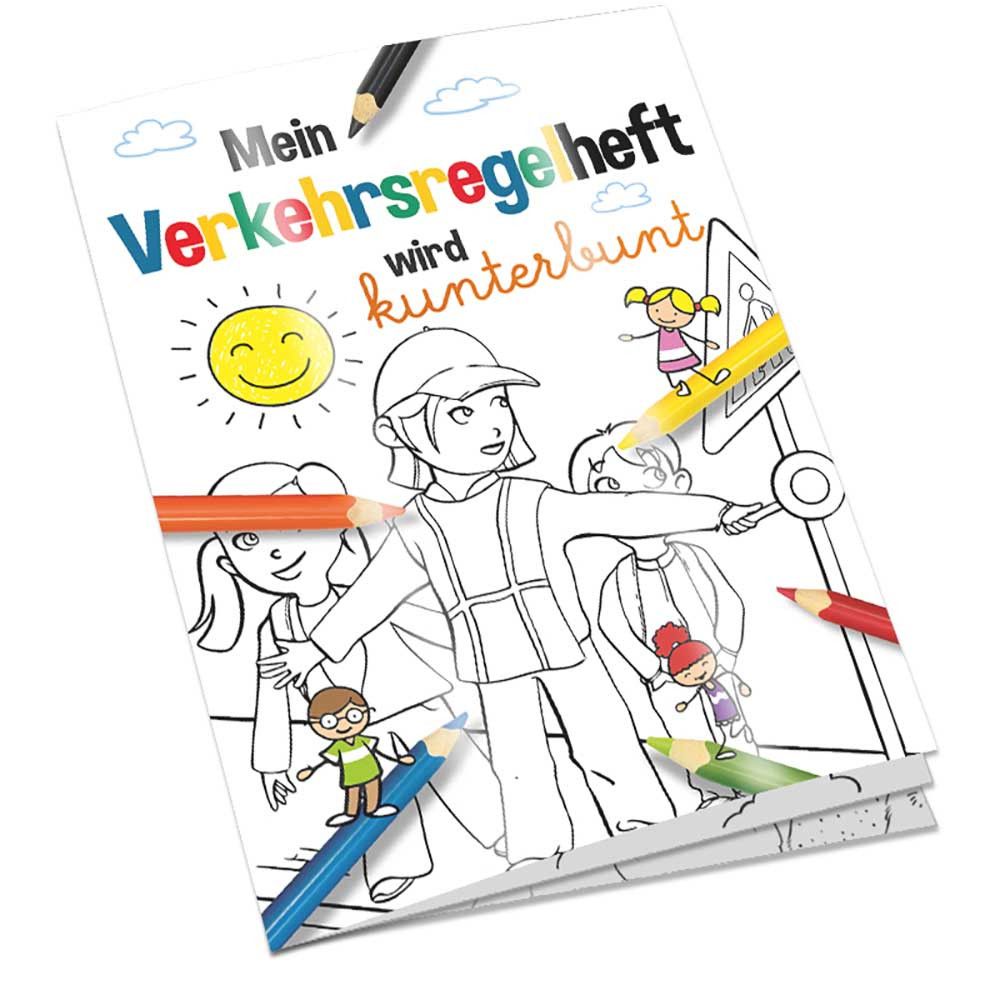 Malbuch / Mal-Set A6 - Verkehr - Malset mit individuellen Vorder- und Rückseiten-782