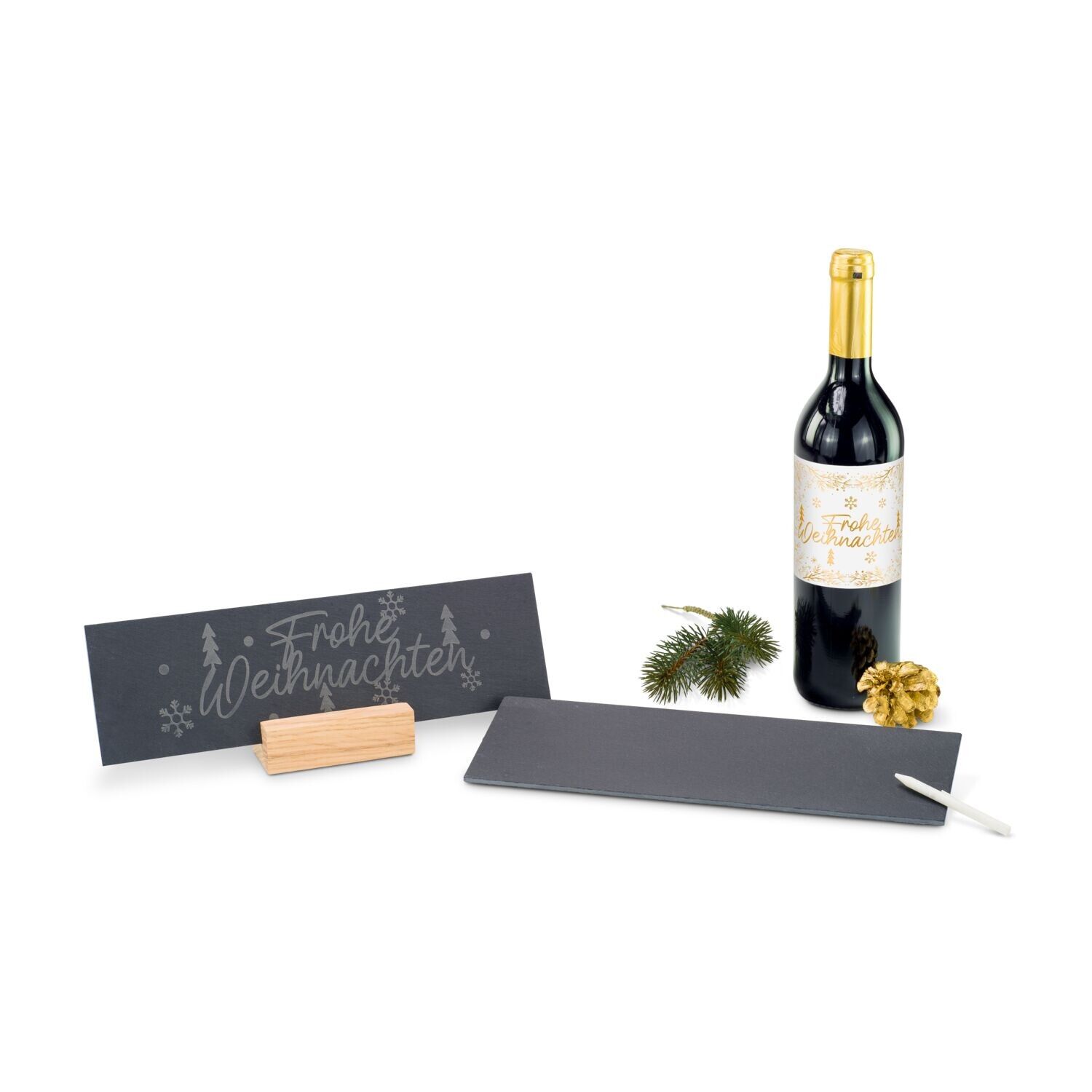 Geschenkset Schiefer & Wein-128