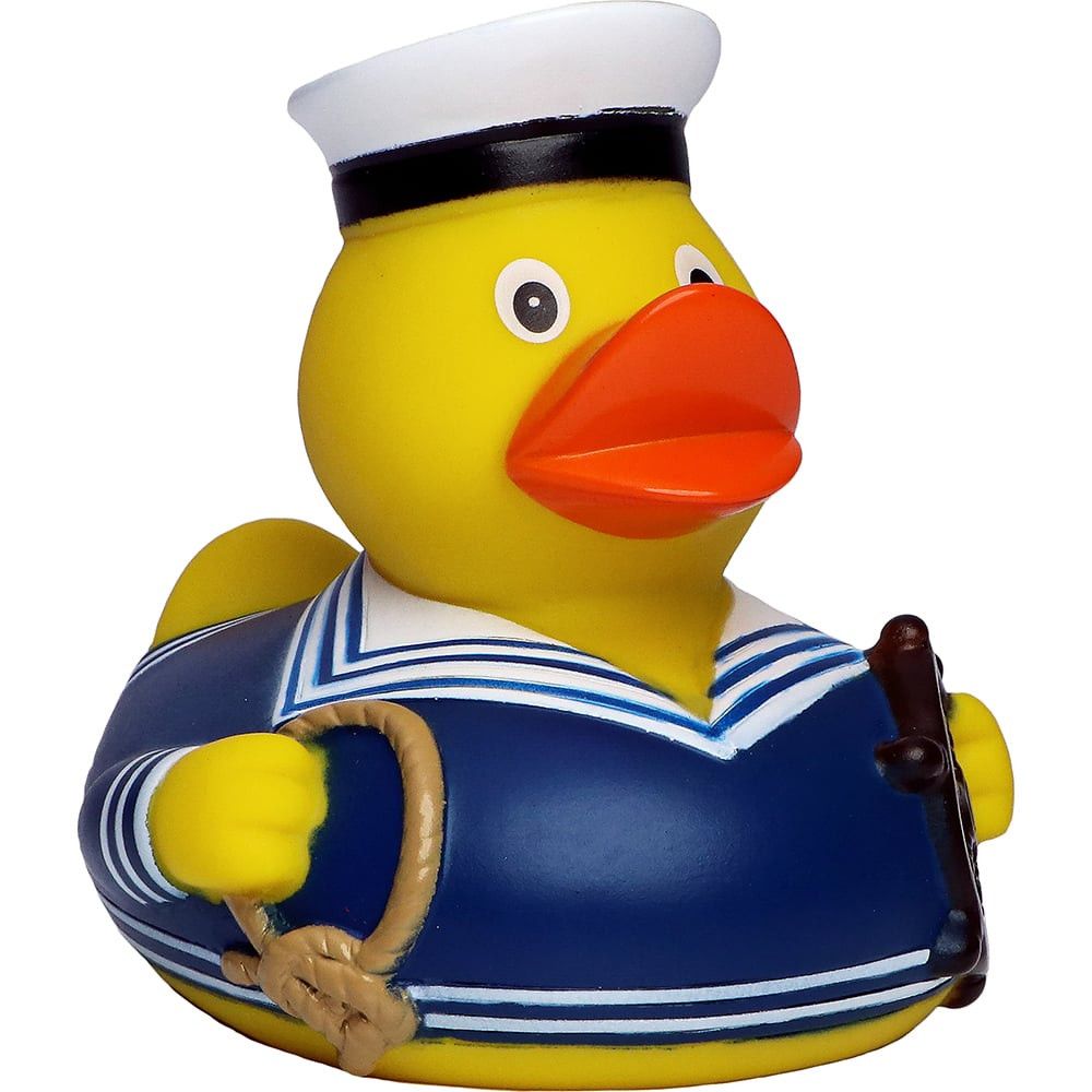 Quietsche-Ente Seemann - blau-783