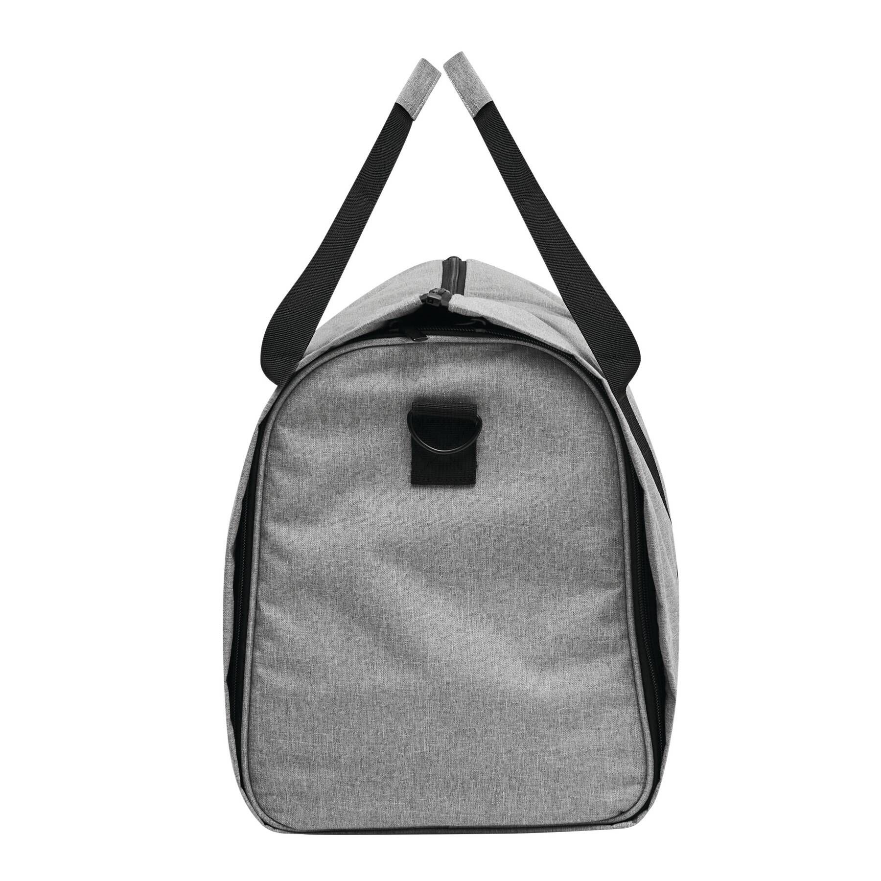 Reisetasche MILANO mit integriertem Kleidersack - grau - schwarz-466