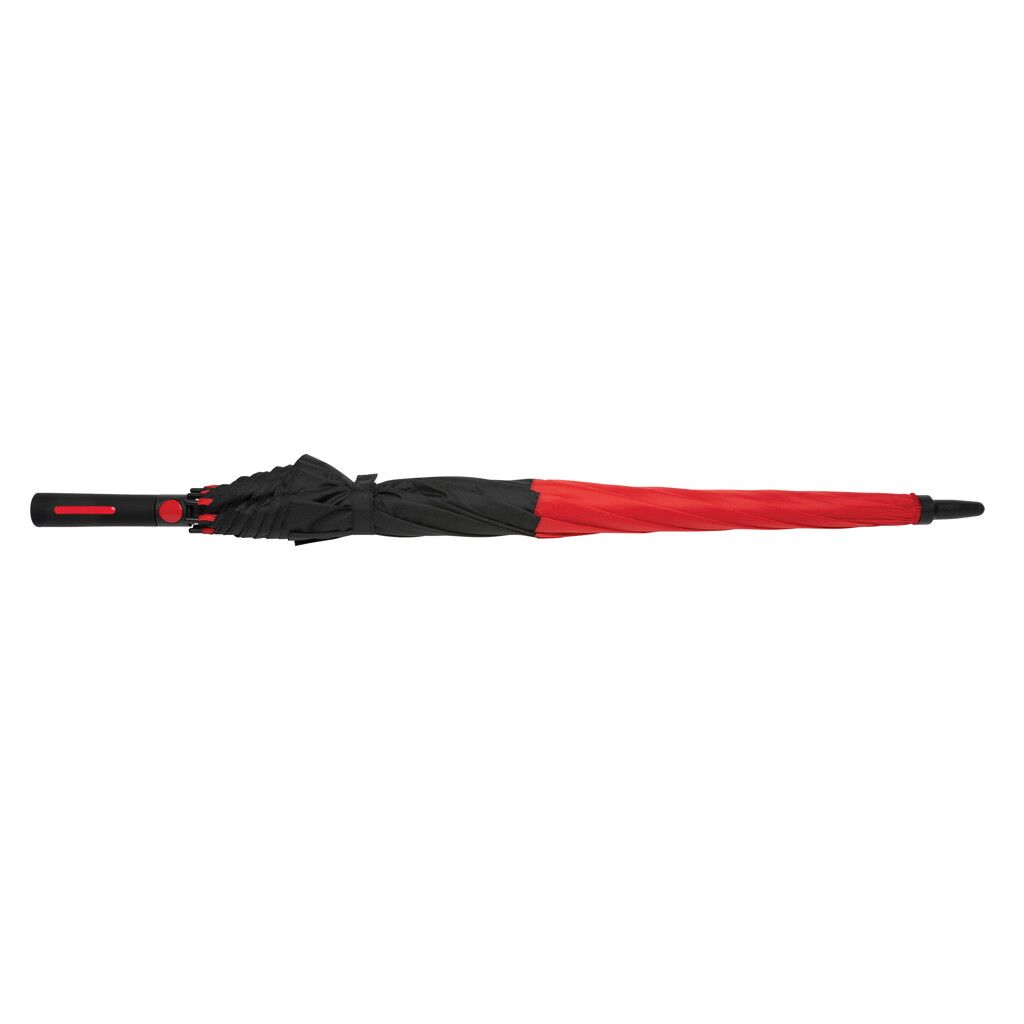 27" Impact AWARE™ RPET 190T Auto-Open Stormproof-Schirm - rot-575