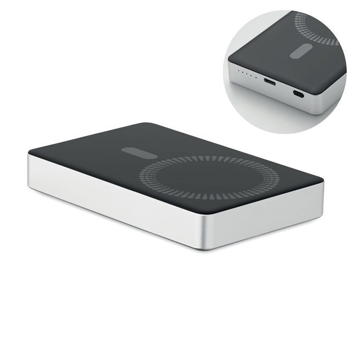 Powerbank 10000 mAh POWERMAG - silber-924