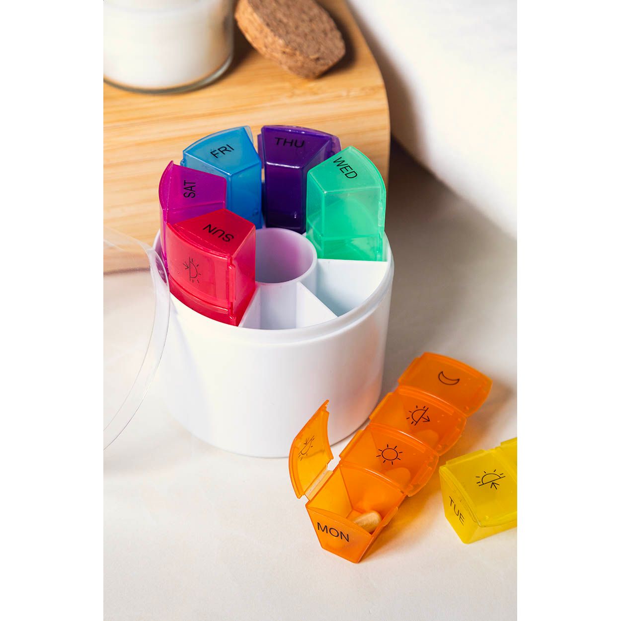 Everypill RABS Tablettendosenset - weiß-685