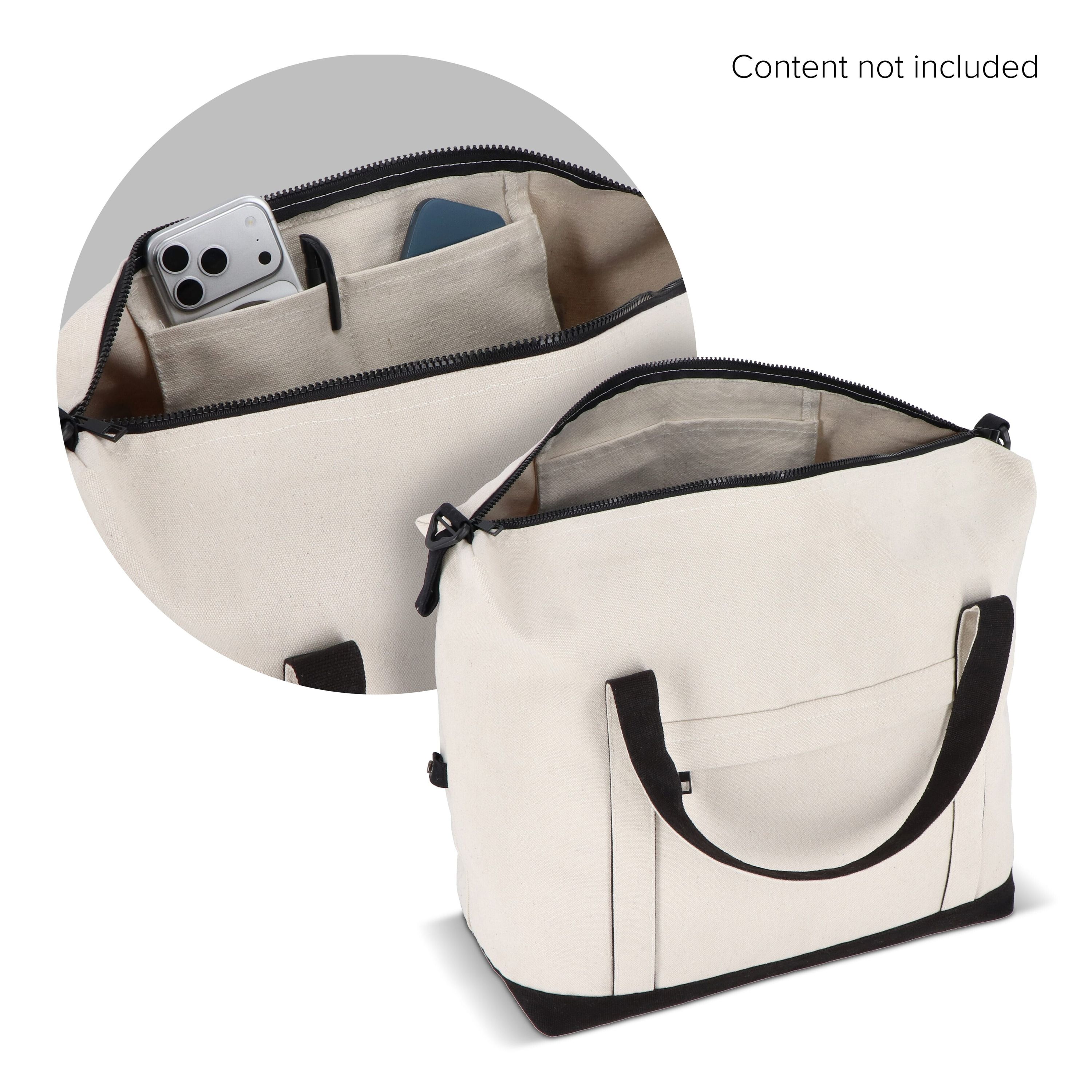 Reuuz Canvas Reisetasche - beige - schwarz-305