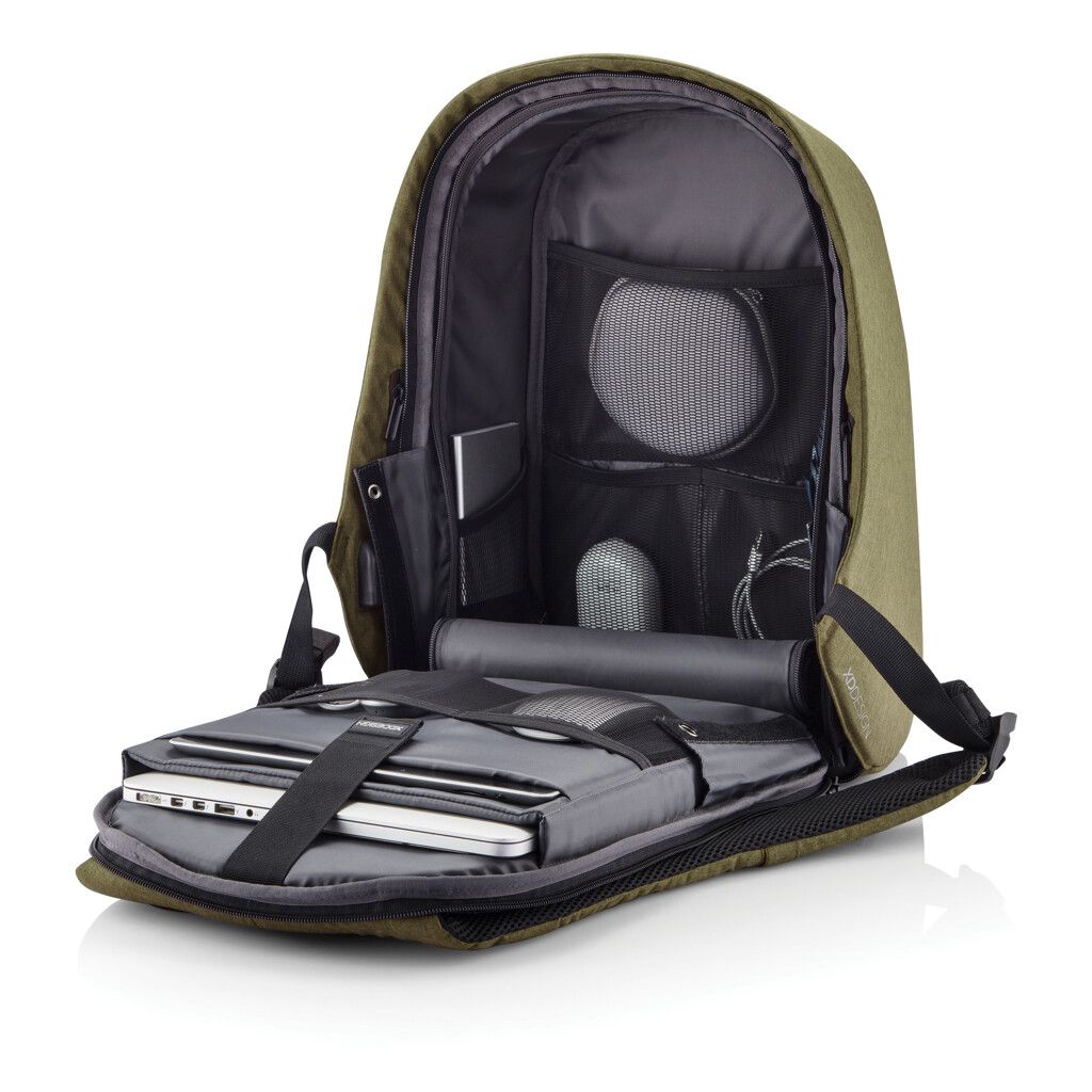 Bobby Hero Small Anti-Diebstahl-Rucksack - grün-274
