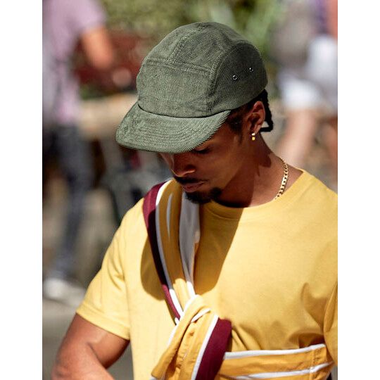 EarthAware® Organic Cord Camper Cap - stone-43